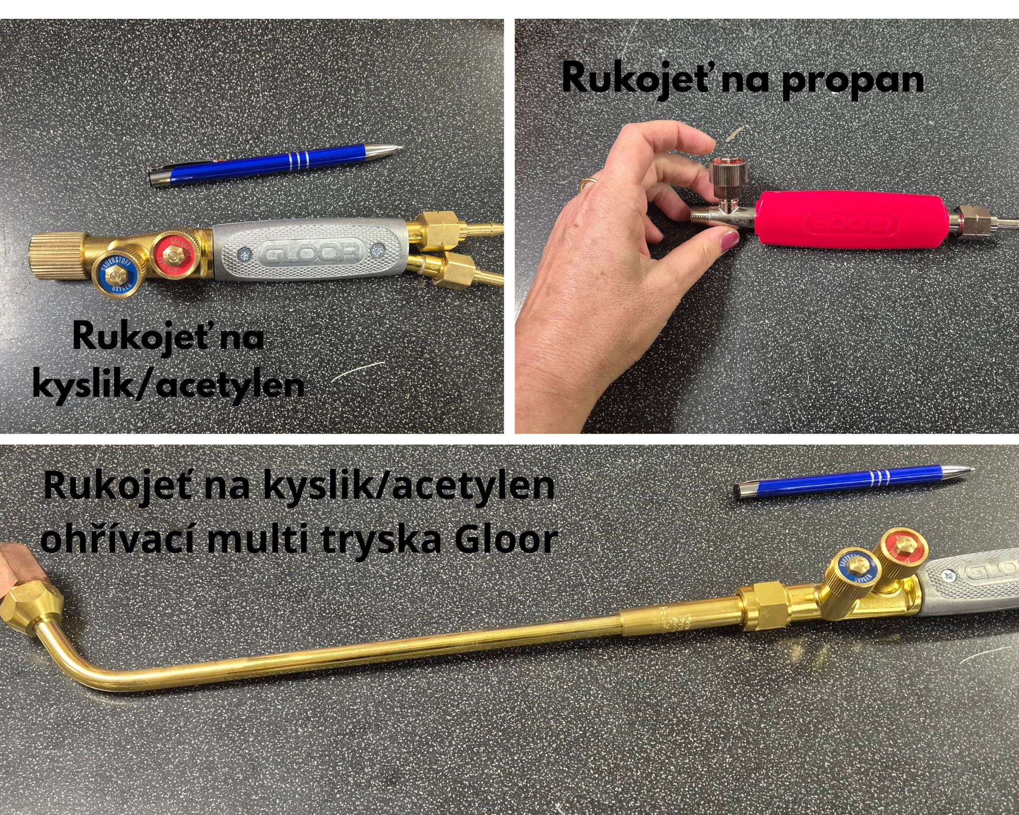 Pájecí hořák Gloor na tvrdé pájení